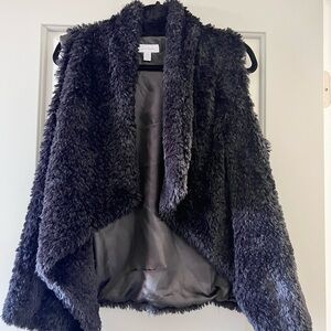 Calvin Klein Black Teddy Vest